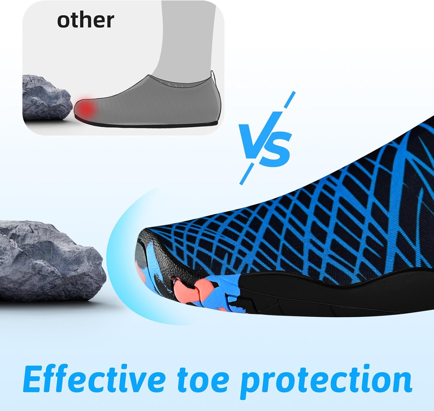 男女涉水鞋,游泳鞋沙滩泳池鞋防滑速干水袜,成人赤脚运动鞋,适合海滩冲浪散步水上瑜伽户外运动