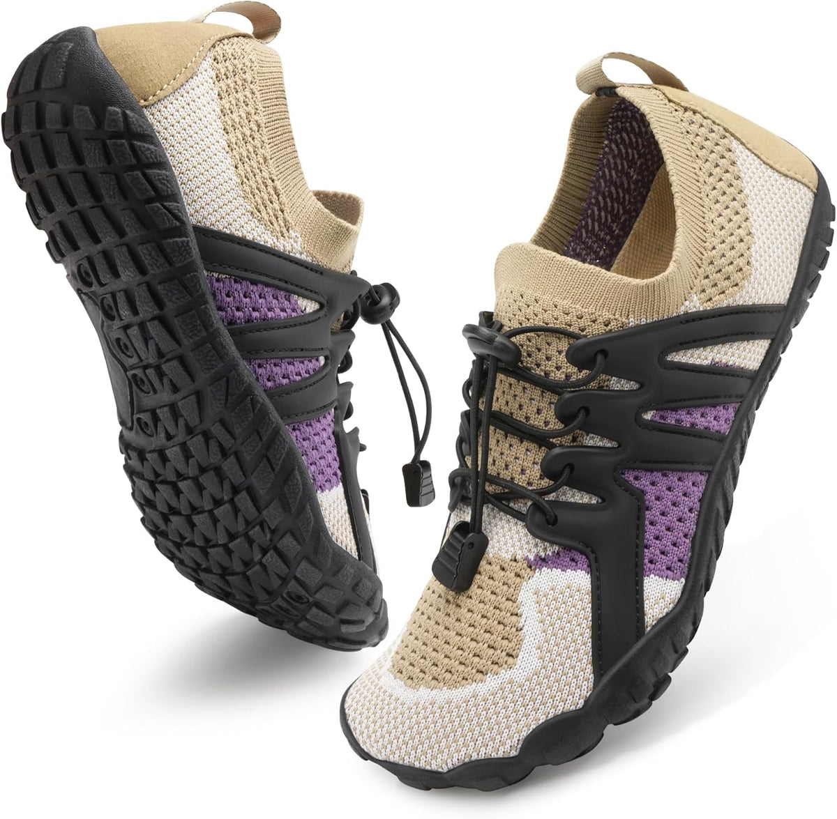 Stelle 赤脚鞋女士男士徒步水鞋带可调节鞋带成人速干沙滩游泳泳池越野跑步户外运动划船攀岩瑜伽