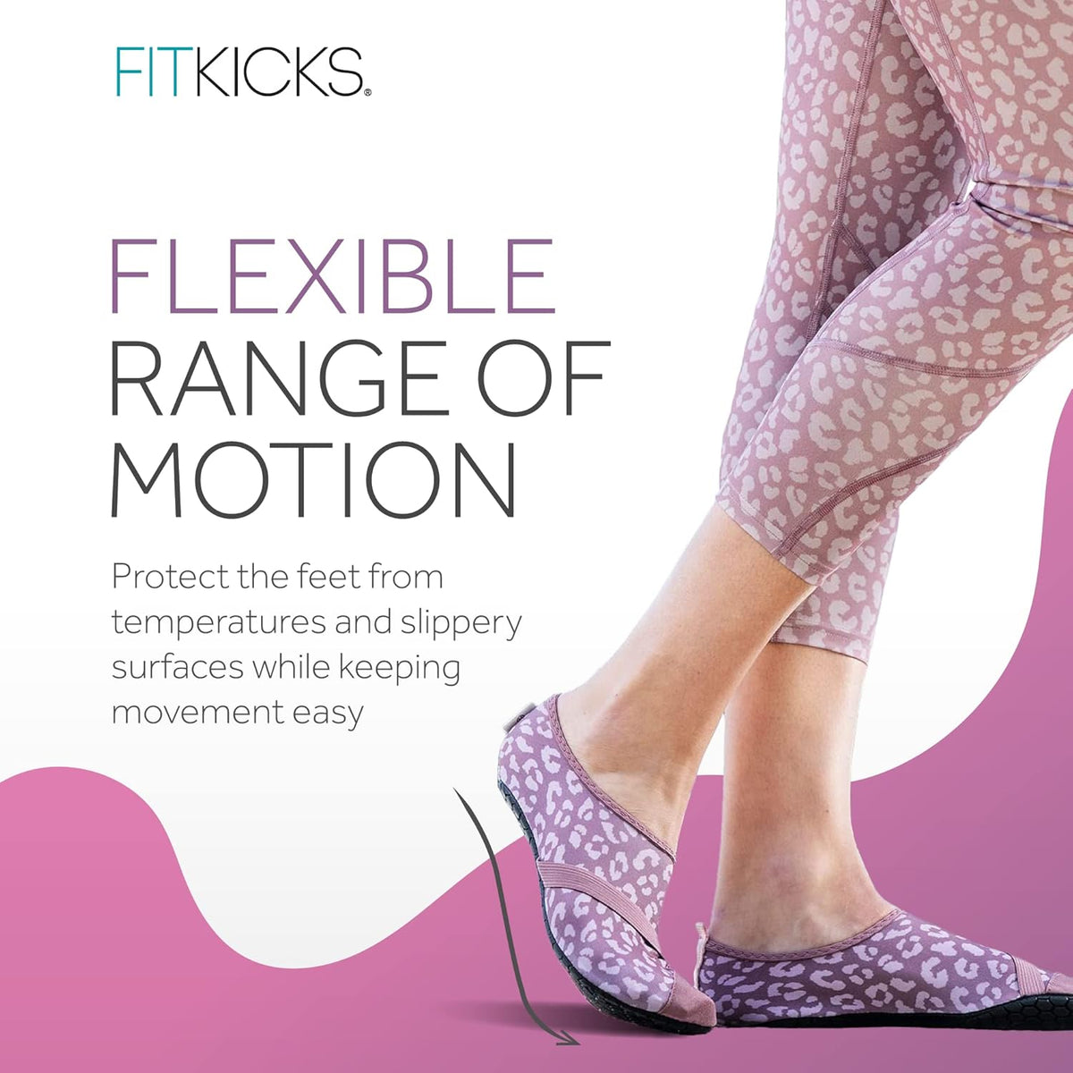 FITKICKS Original 女式可折叠 Active Lifestyle 极简主义鞋 赤脚瑜伽运动水鞋