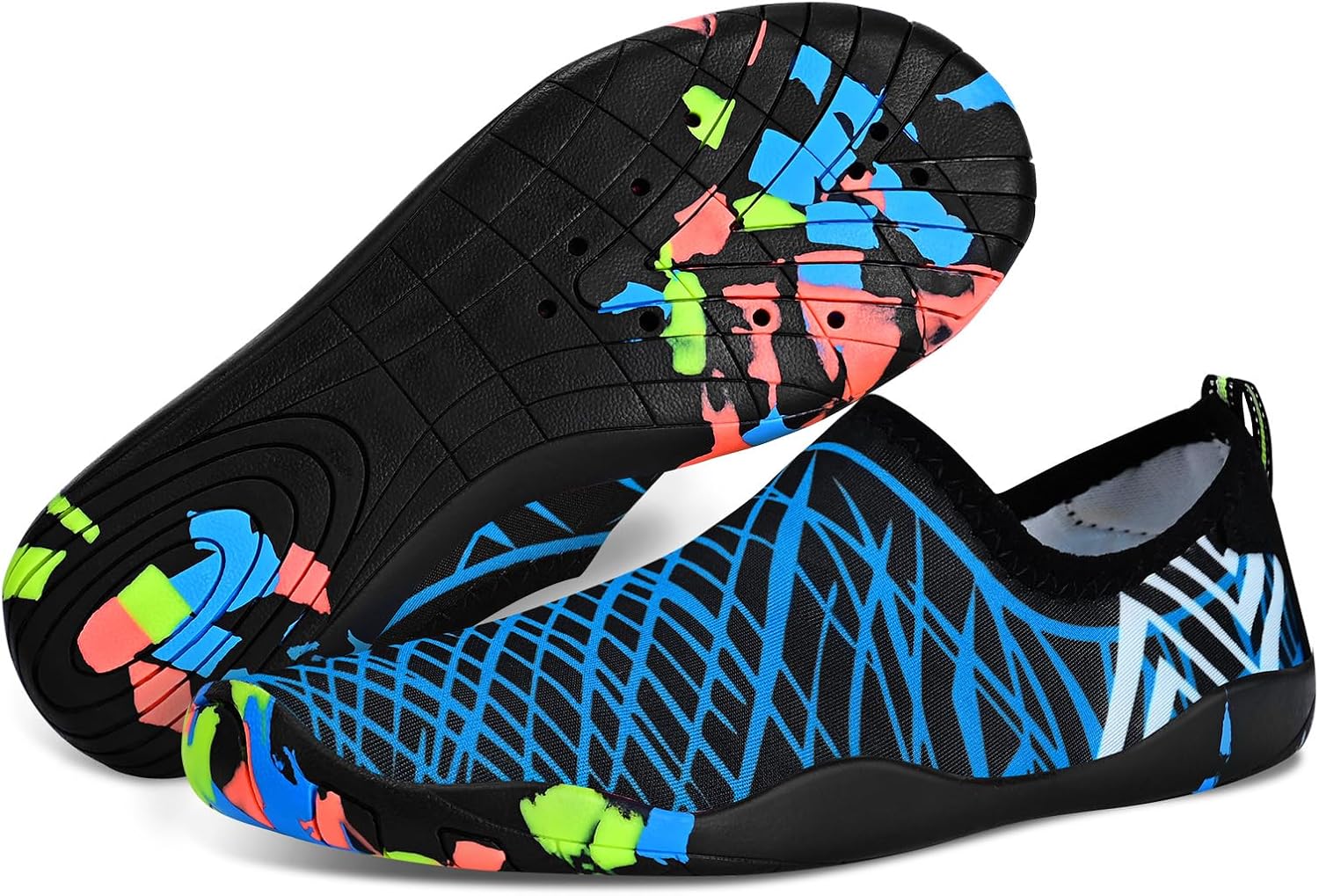 男女涉水鞋,游泳鞋沙滩泳池鞋防滑速干水袜,成人赤脚运动鞋,适合海滩冲浪散步水上瑜伽户外运动