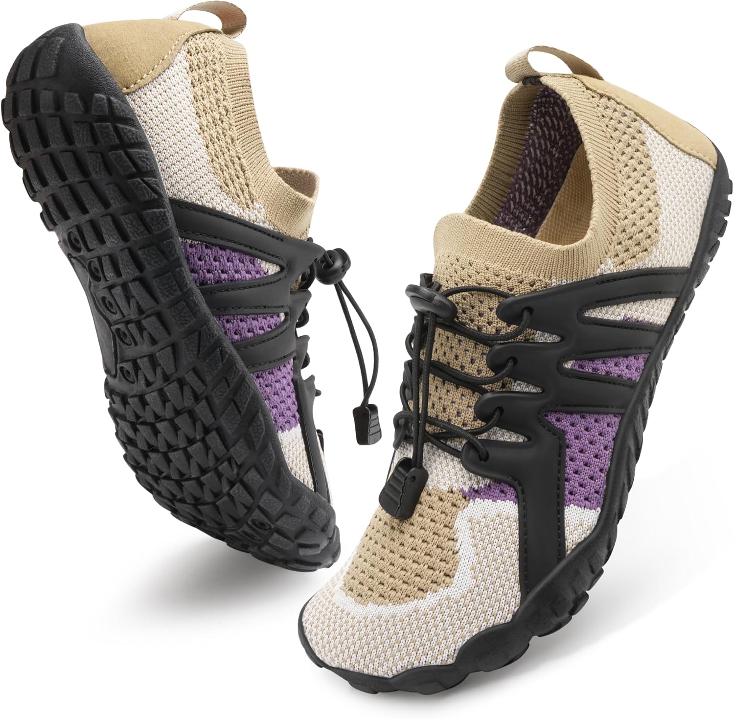 Stelle 赤脚鞋女士男士徒步水鞋带可调节鞋带成人速干沙滩游泳泳池越野跑步户外运动划船攀岩瑜伽