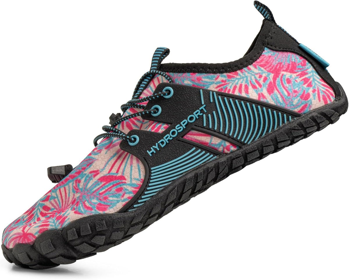 FITKICKS HydroSport 陆到水鞋,中性赤脚鞋,适合海滩、瑜伽、冲浪、露营配饰,男女皆宜的多功能赤脚鞋