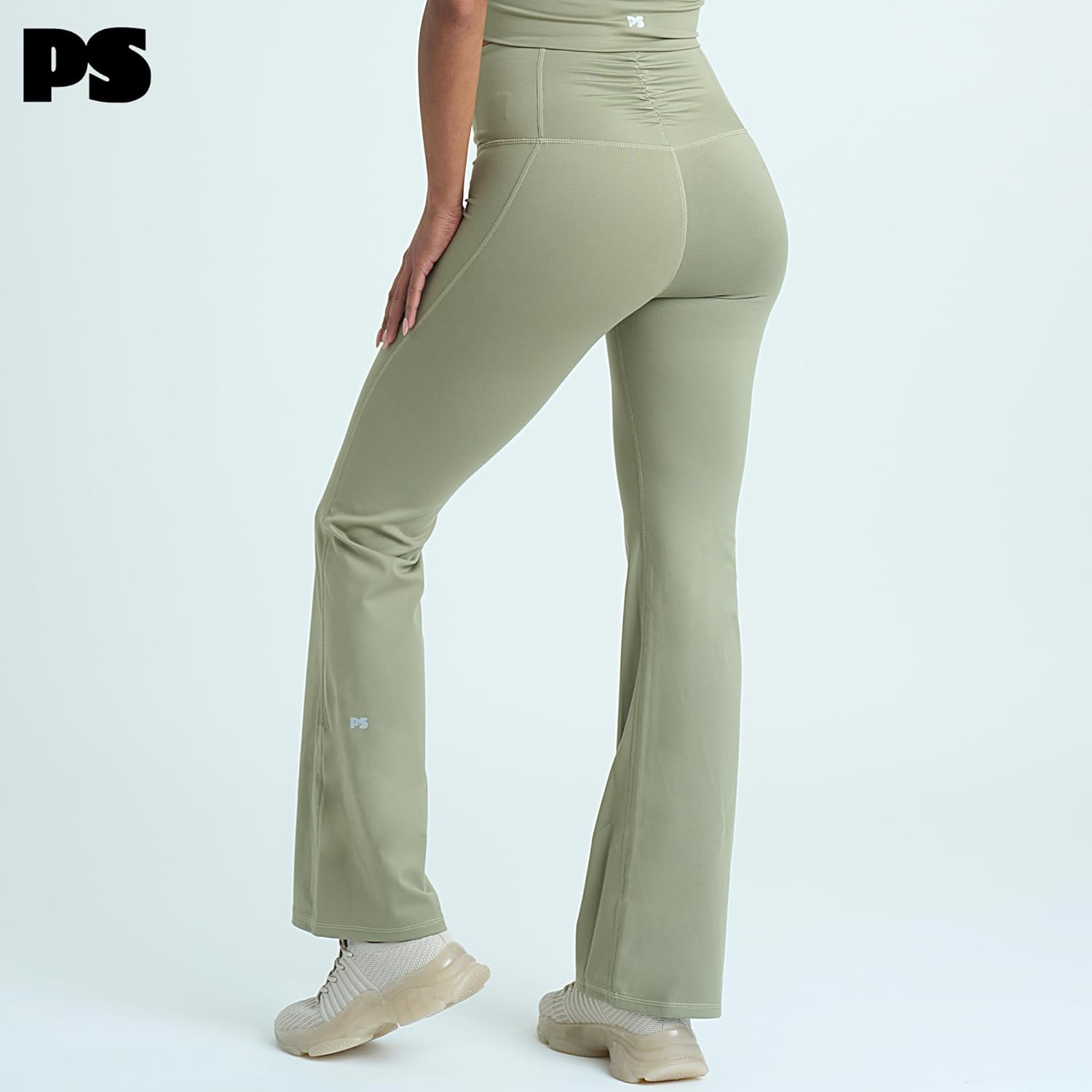 2 件套女士健身套装,2 件套搭配喇叭打底裤和运动文胸套装,适用于女式健身套装跑步瑜伽服