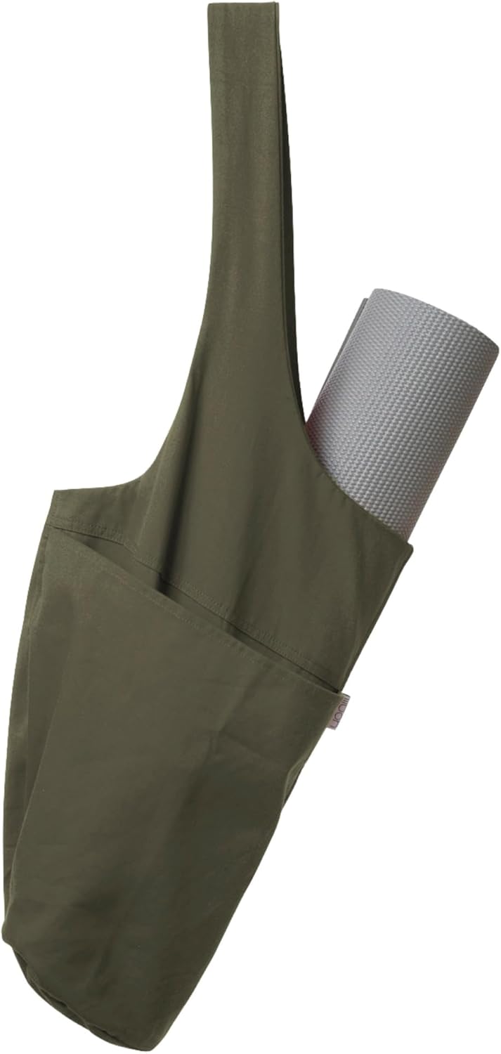Yogiii 瑜伽垫包 | The Original YogiiiTote | 瑜伽垫托特包 带大侧袋和拉链口袋 | 适合大多数尺寸的垫子