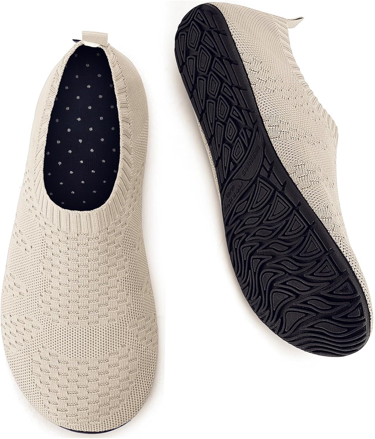 WateLves 赤脚水鞋女士男士旅行拖鞋袜子家居鞋速干水袜沙滩游泳普拉提瑜伽跳舞露营必备