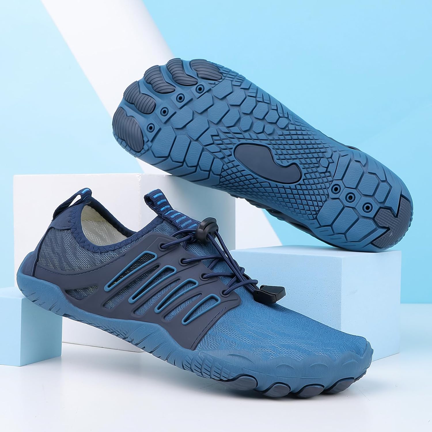 Hike Barefoot Shoes 女士男士,中性款赤脚水鞋透气防滑徒步鞋,适合徒步、散步、跑步、瑜伽和水上运动